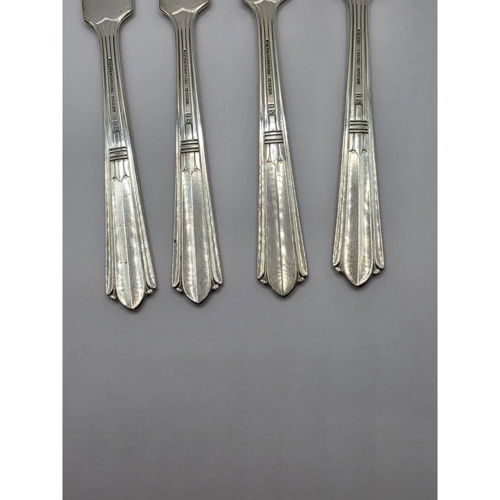 Vintage 4 Butter Knifes Stratford Plate Special Marked IS